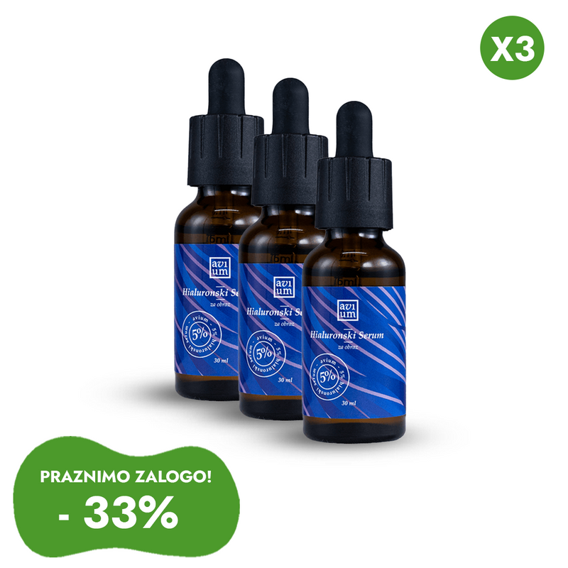 Hialuronski serum za obraz 5% - (X3)