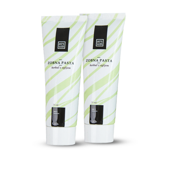 Prírodná zubná pasta Herbal s aktívnym uhlím